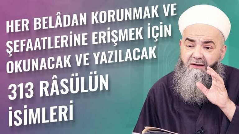 313 Resul İsimleri Fazileti